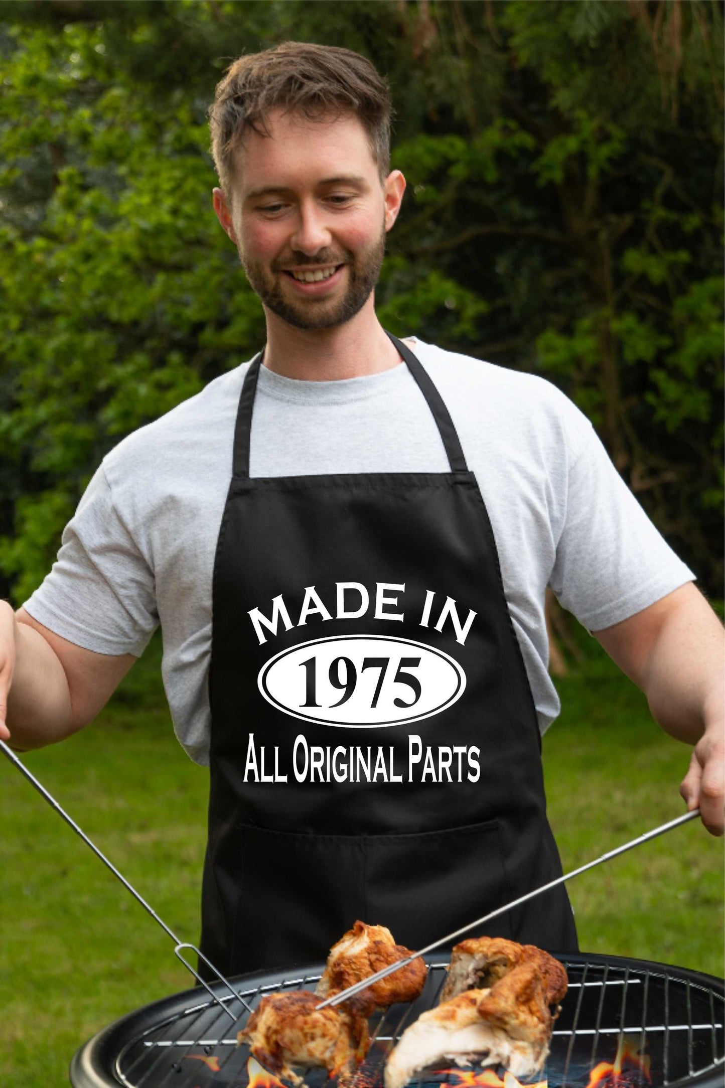 Made In 1975 50th Birthday BBQ Cooking Funny Novelty Apron