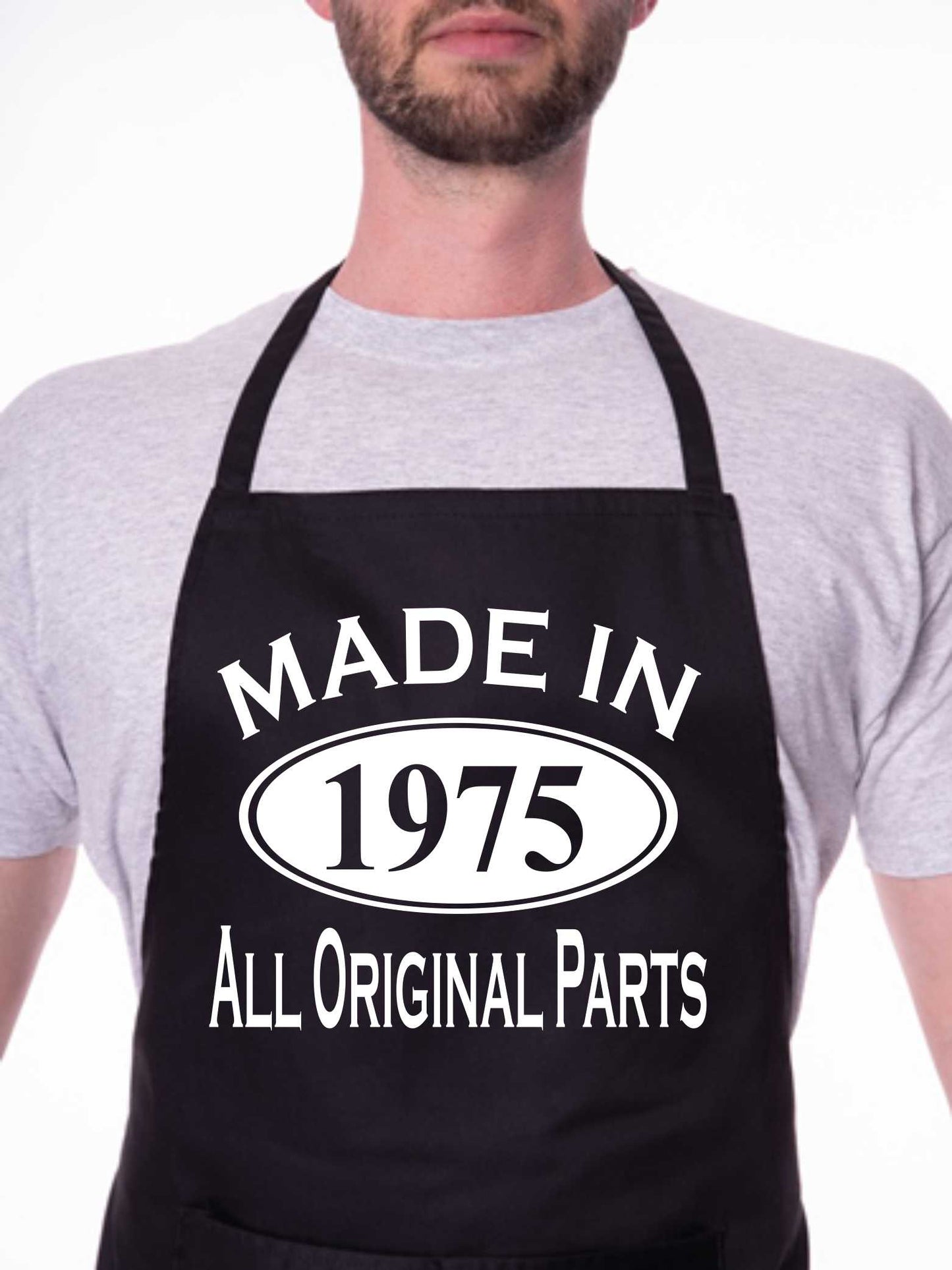 Made In 1975 50th Birthday BBQ Cooking Funny Novelty Apron