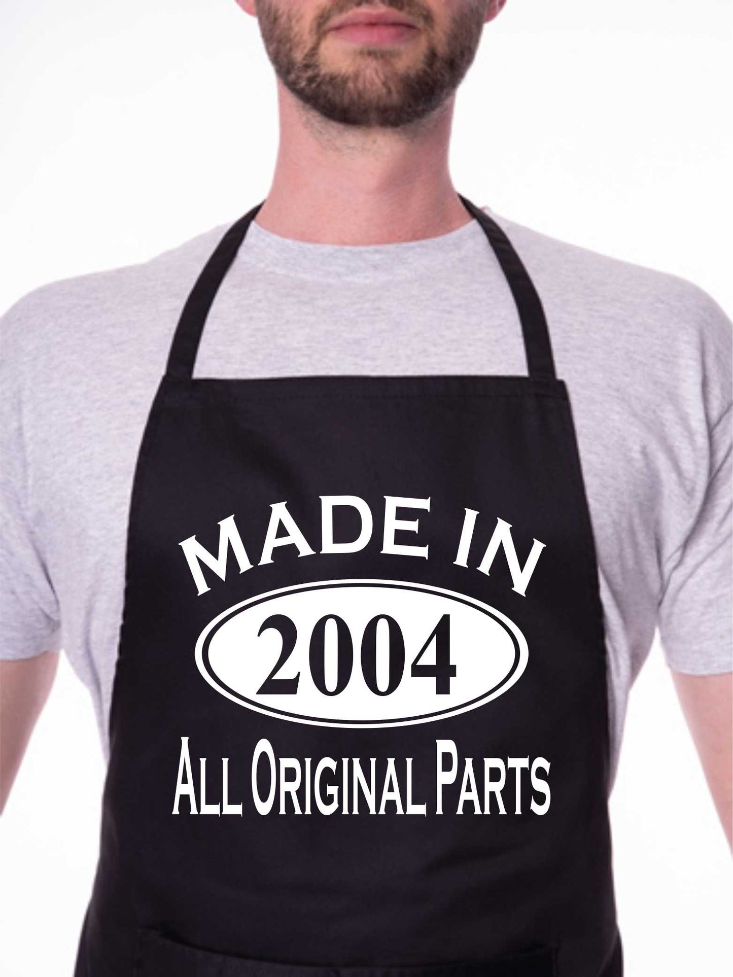 Made In 2004 21st Birthday BBQ Cooking Funny Novelty Apron