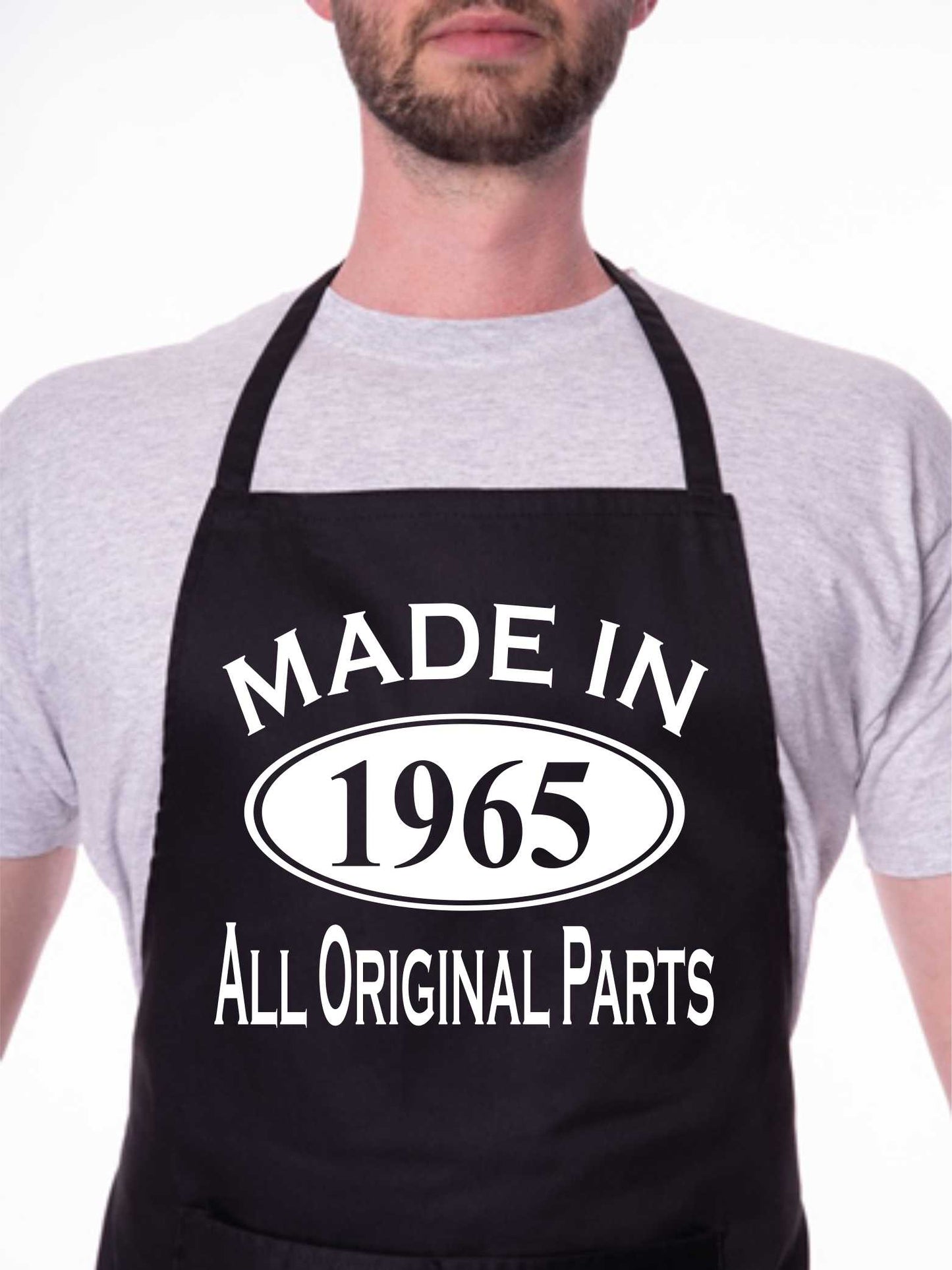 Made In 1965 60th Birthday BBQ Cooking Funny Novelty Apron