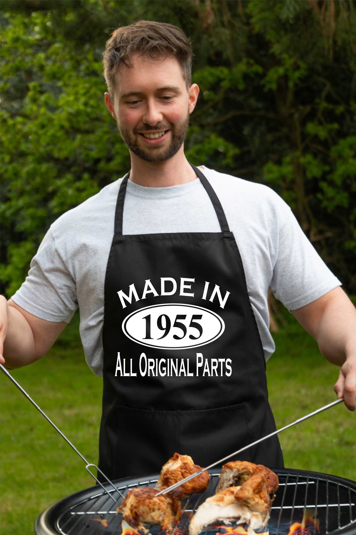 Made In 1955 70th Birthday BBQ Cooking Funny Novelty Apron