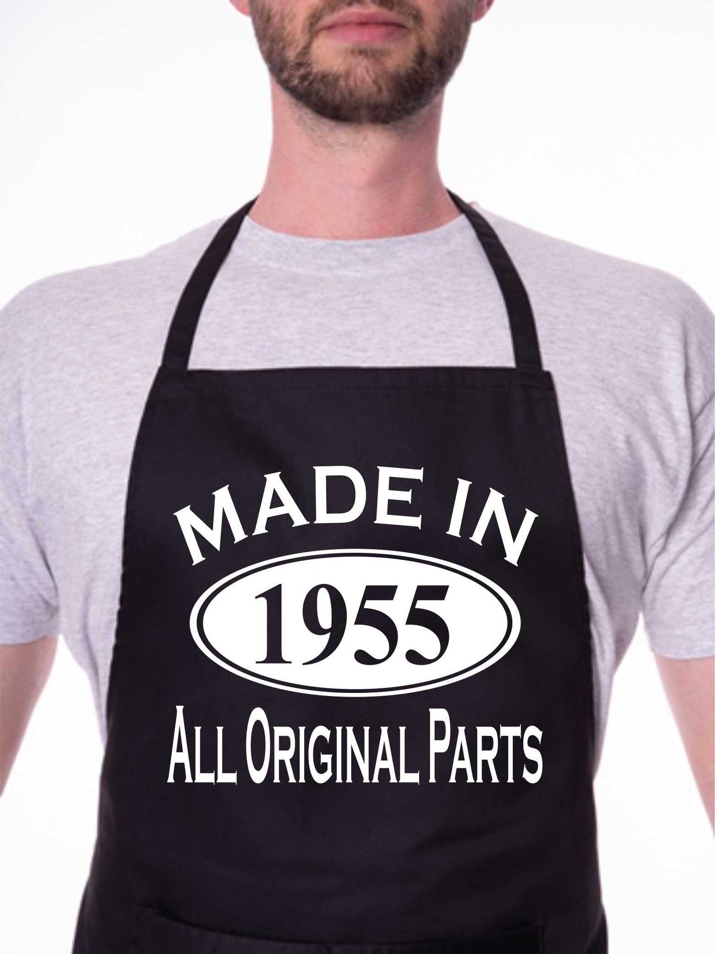 Made In 1955 70th Birthday BBQ Cooking Funny Novelty Apron