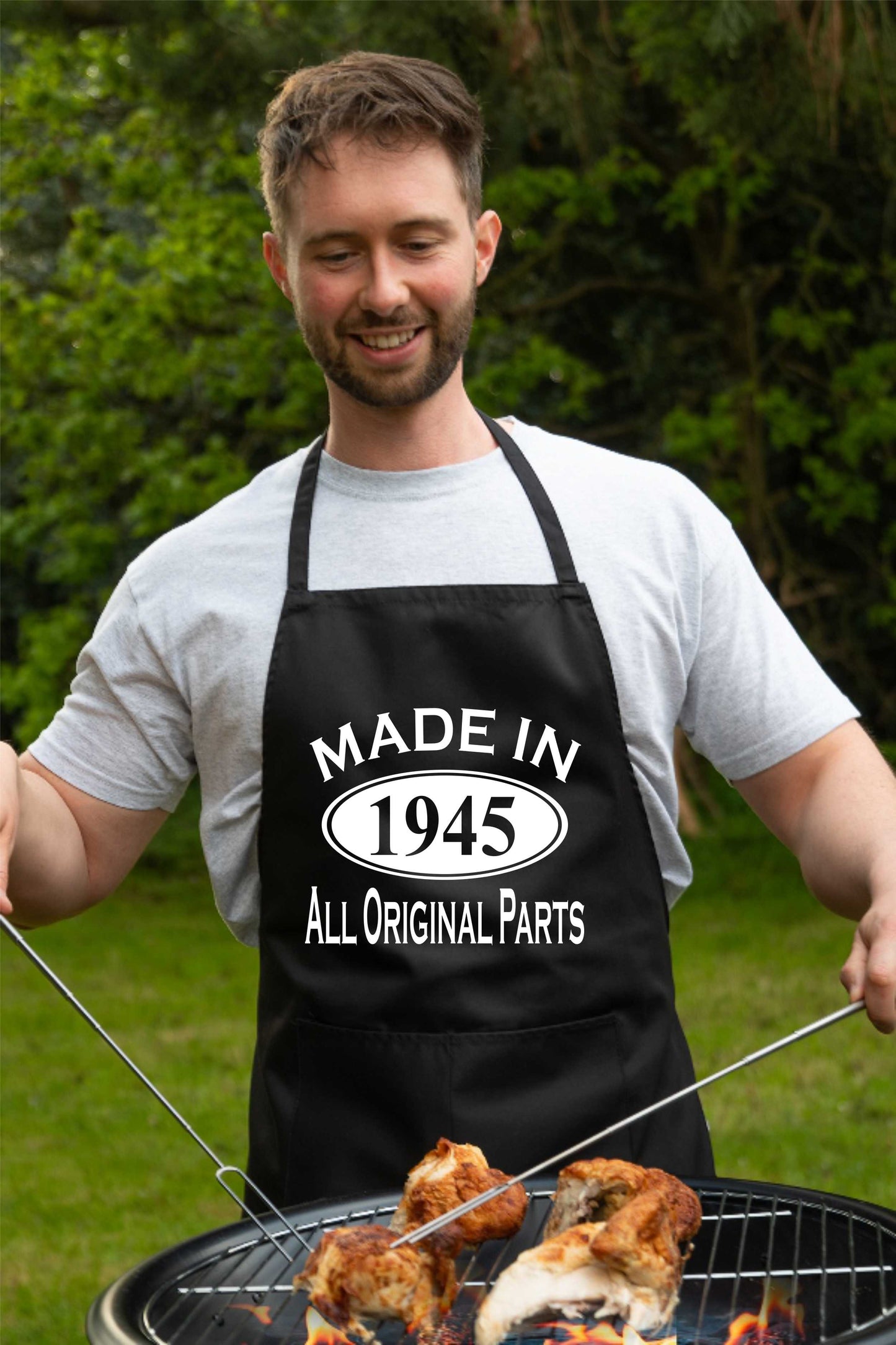 Made In 1945 80th Birthday BBQ Cooking Funny Novelty Apron