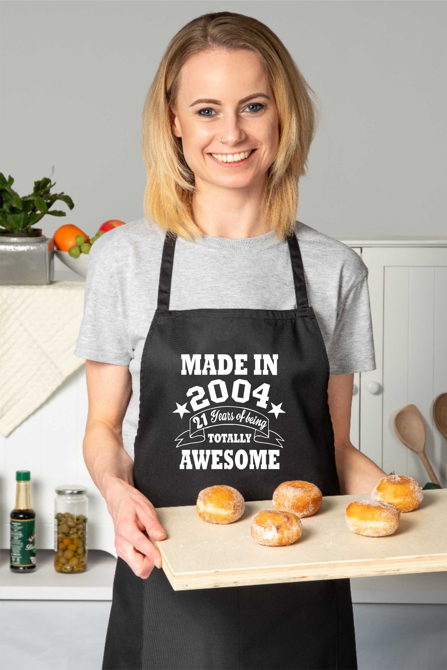 21st Birthday Made In 2004 BBQ Cooking Funny Novelty Apron