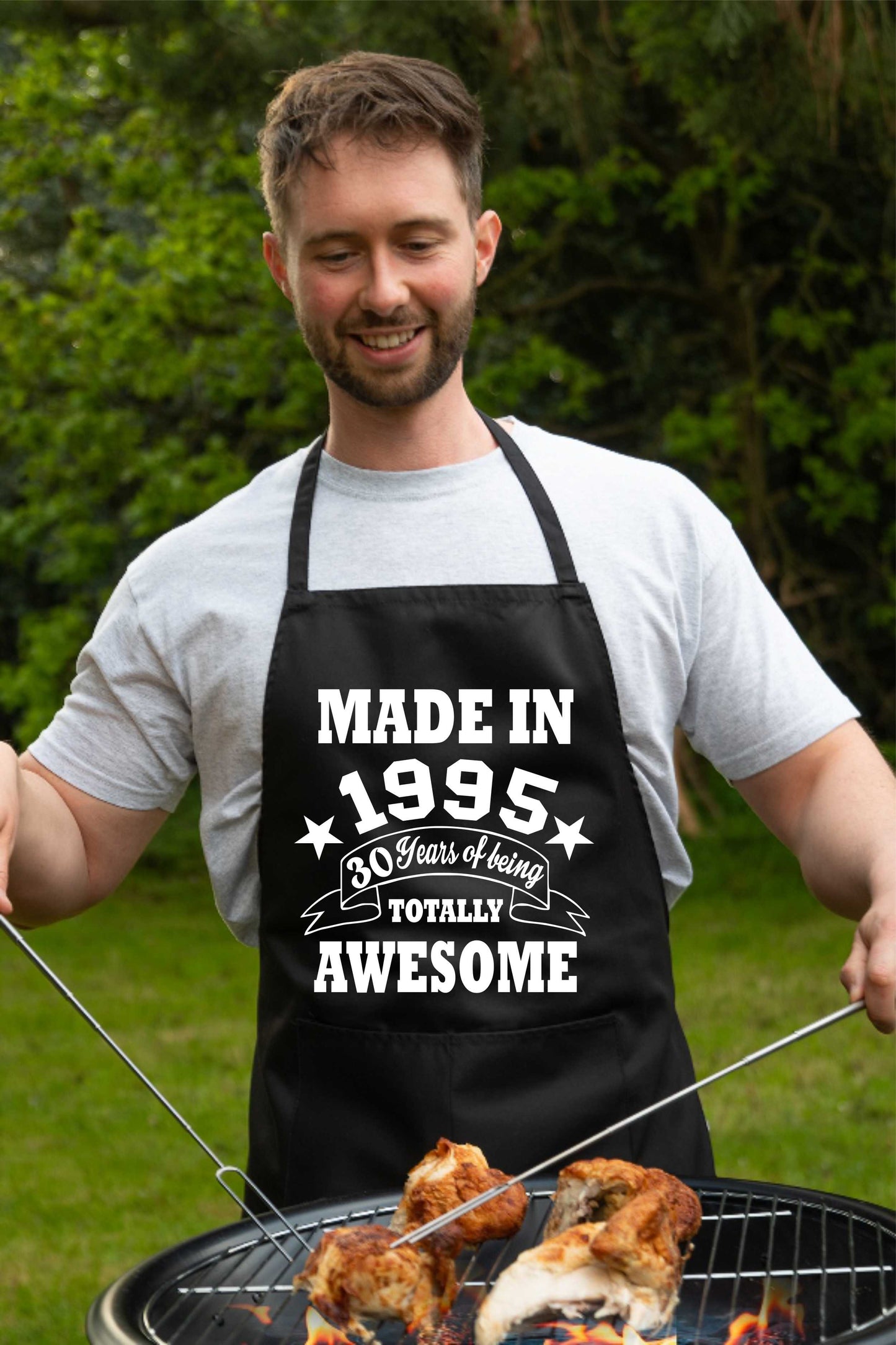 30th Birthday Made In 1995 BBQ Cooking Funny Novelty Apron