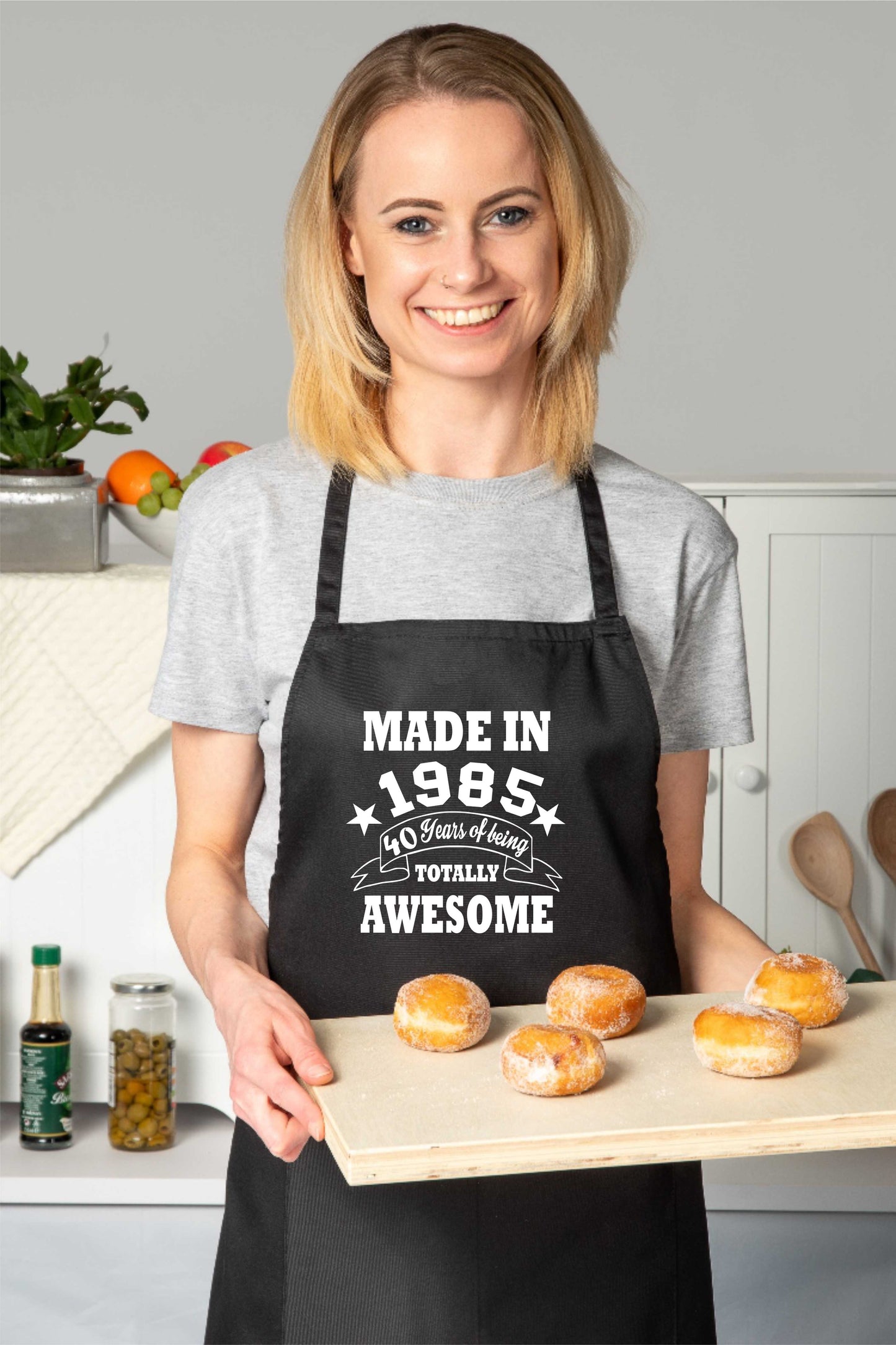 40th Birthday Made In 1985 BBQ Cooking Funny Novelty Apron