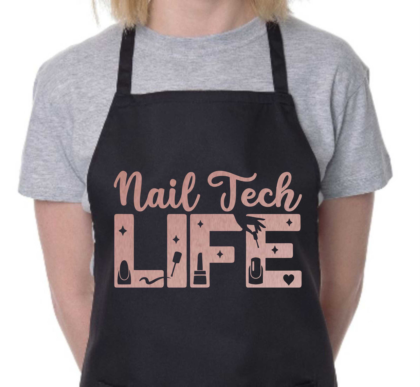 Apron Nail Tech Life Nail Salon Nail Technician Beauty  Salon Gift