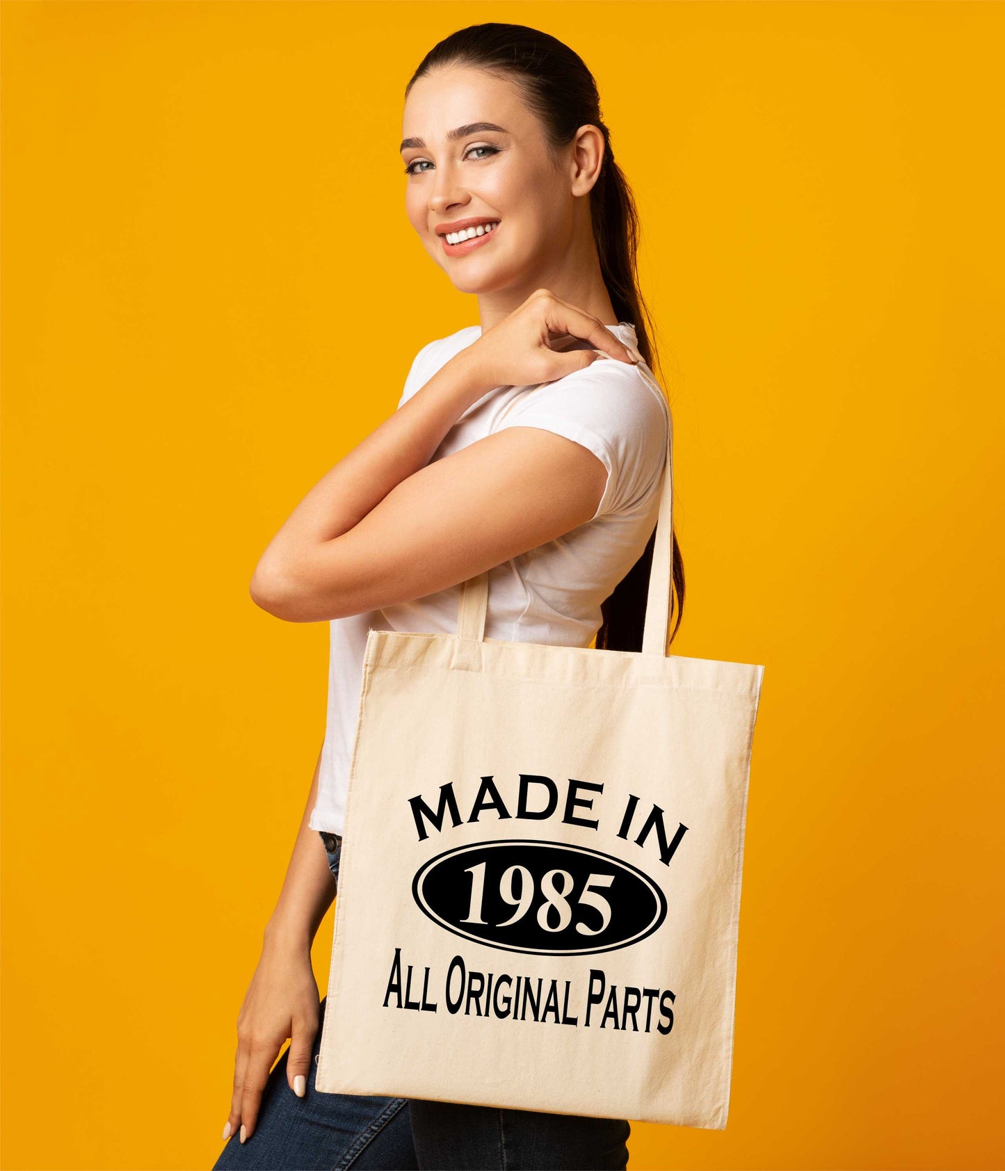 Print4u Shopping Tote Bag For Life Made In 1985 40th Birthday