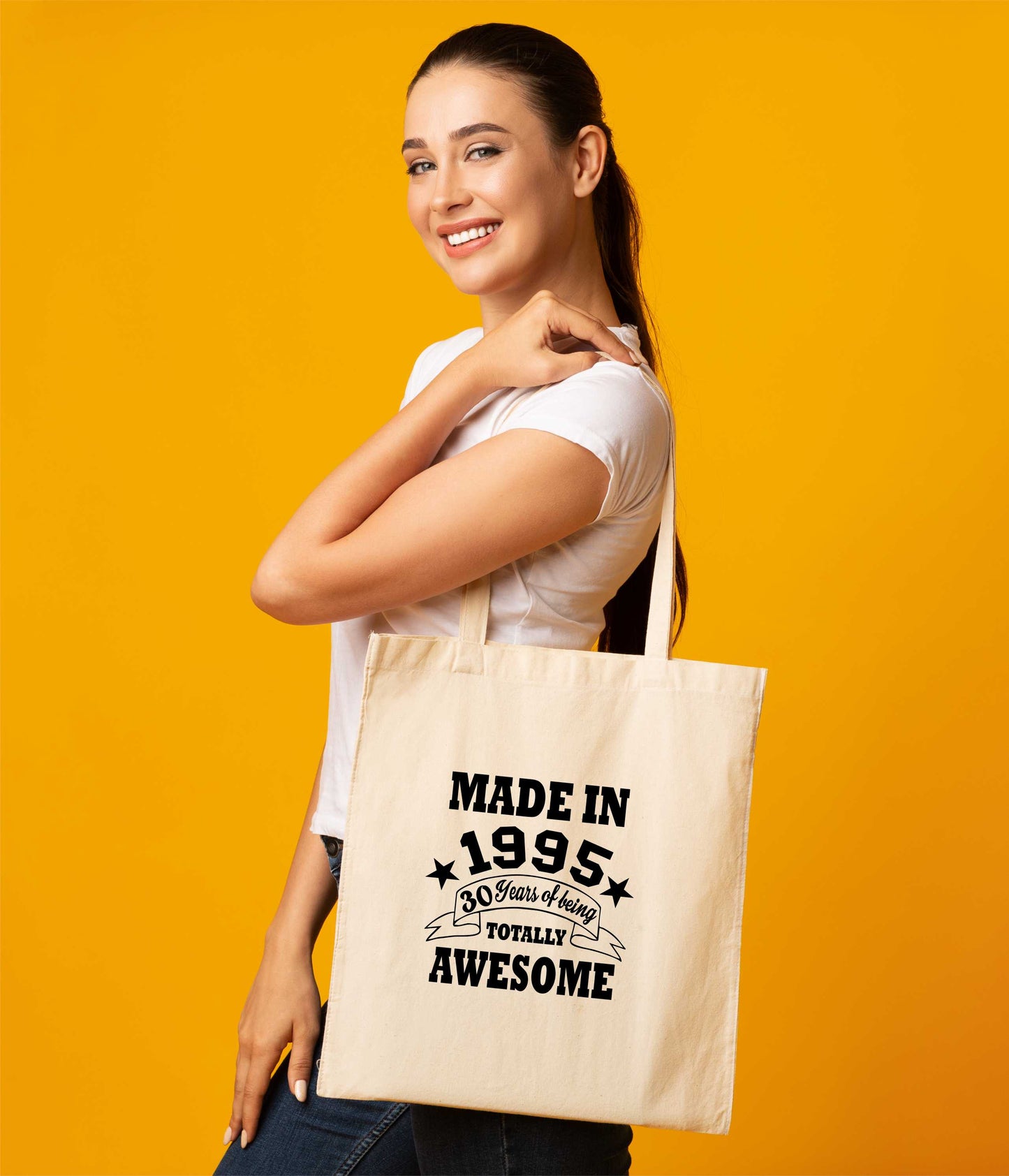 Print4u Shopping Tote Bag For Life Born In 1995 30th Birthday