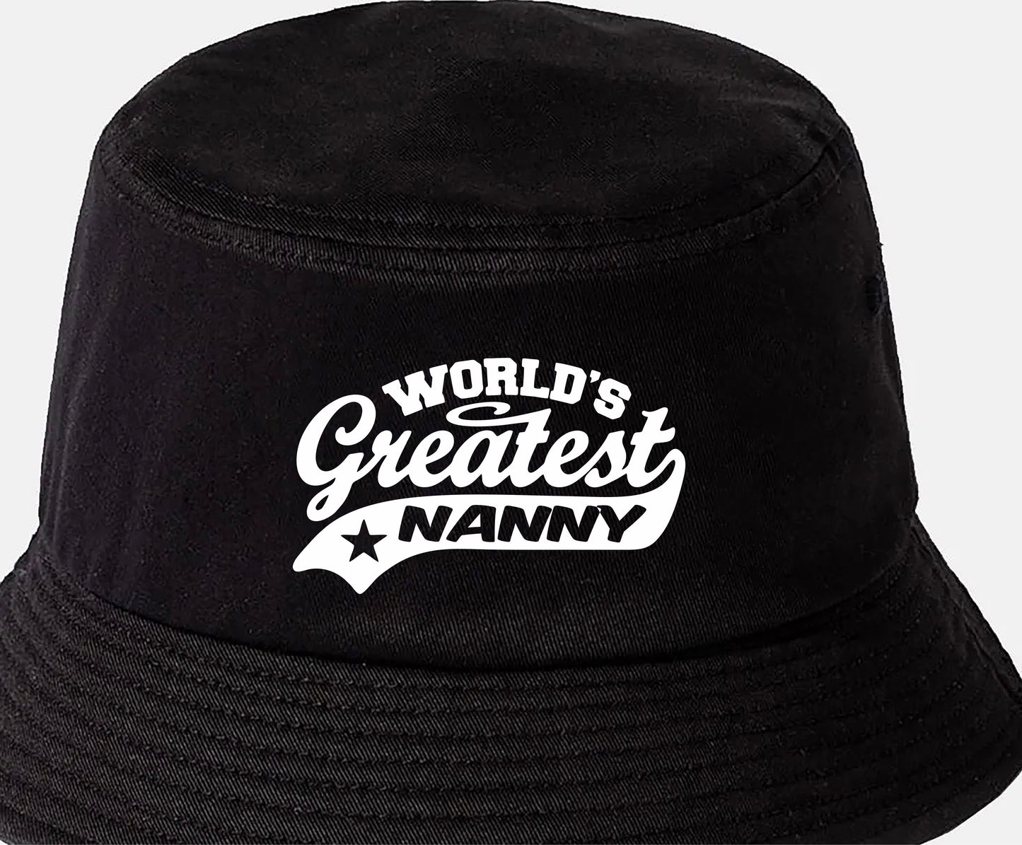 Bucket Hat Greatest Nanny Birthday Mother's Day Present Gift For Her