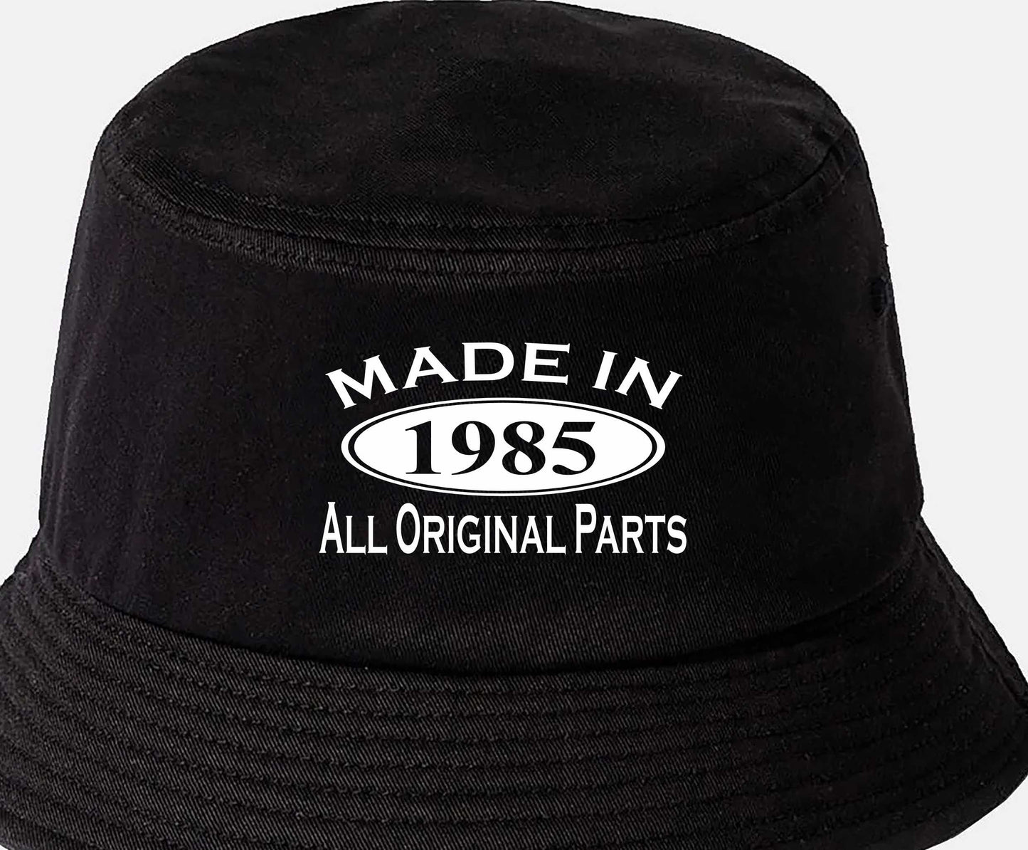 Made in 1985 40th Birthday Bucket Hat Age 40 Gift For Men & Ladies