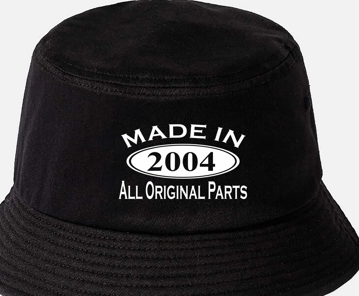 Made in 2004 21st Birthday Bucket Hat Age 21 Gift For Men & Ladies