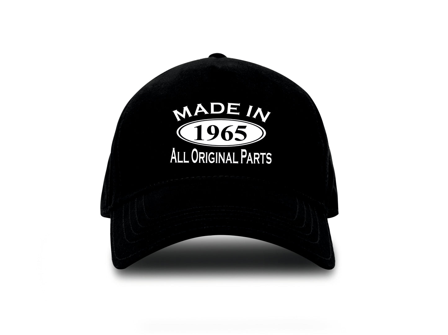 Print4U Made in 1965 Baseball Cap 60th Birthday Gift Age 60 for Men & Women