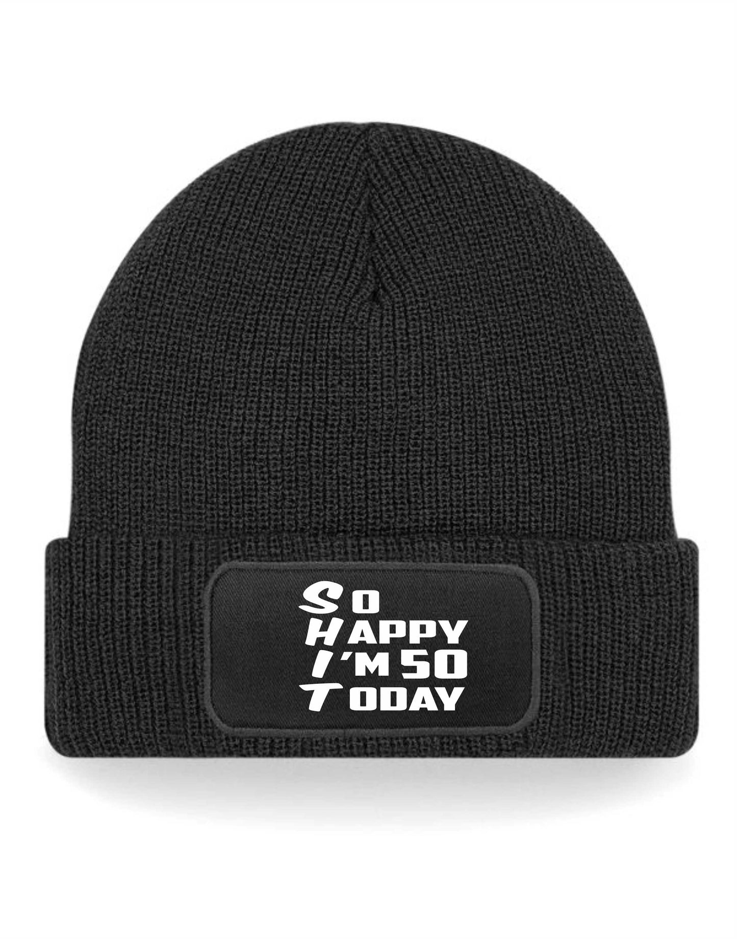 Beanie Hat Funny 50th Birthday Gift For Men & Ladies 50 Year Old Present