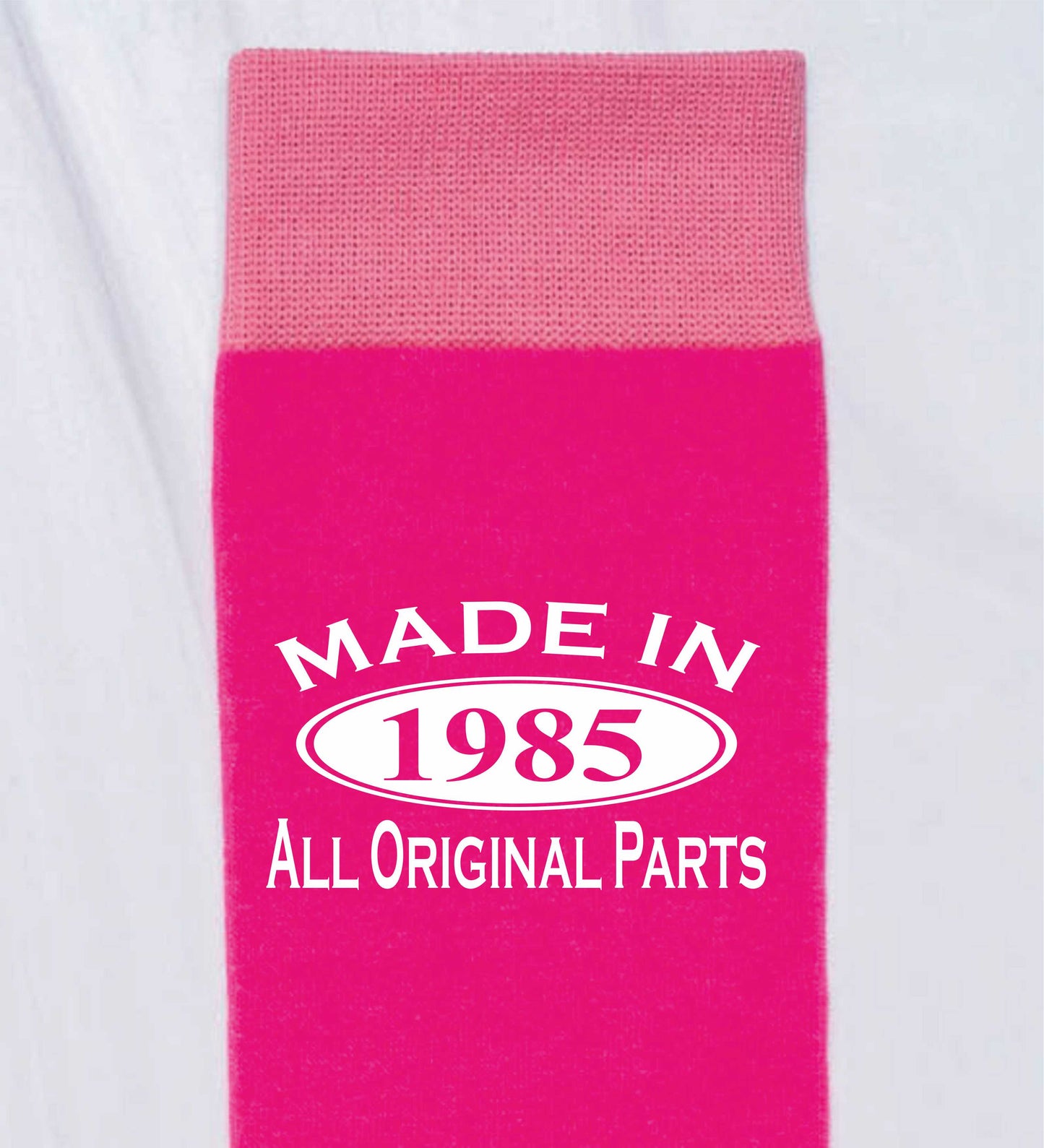 Made in 1985 Ladies Socks Pink Ideal for 40th Birthday Gift or Anniversary Gift