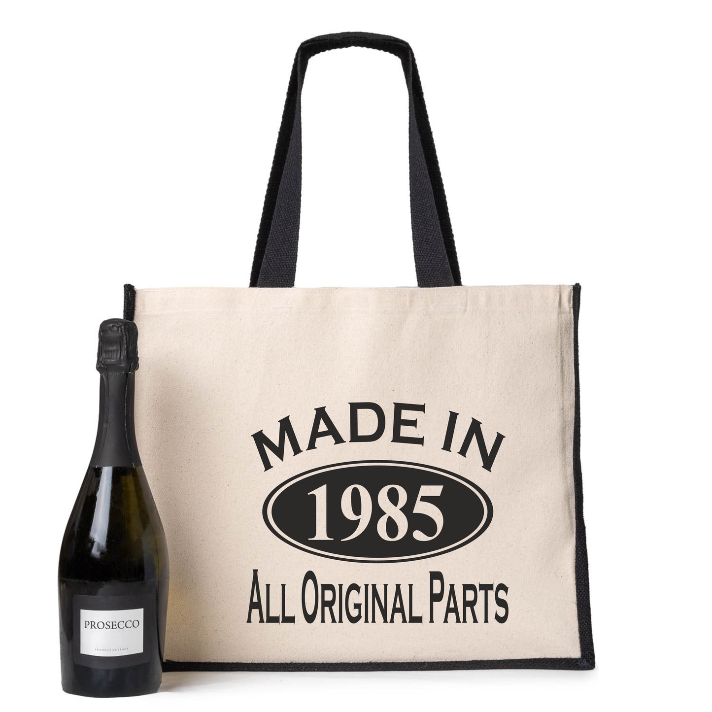 Made In 1985 Tote Bag 40th Birthday Gift Age 40 Ladies Canvas Shopper