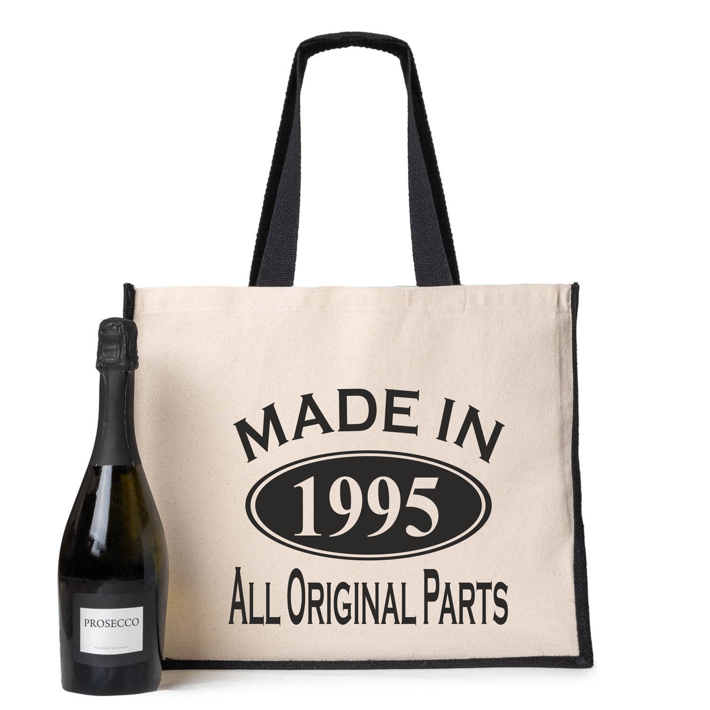 Made In 1995 Tote Bag 30th Birthday Gift Age 30 Ladies Canvas Shopper