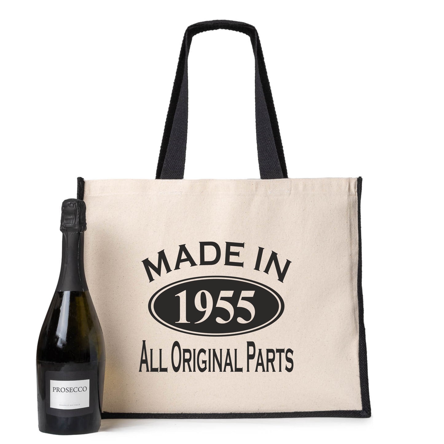 Made In 1955 Tote Bag 70th Birthday Gift Age 70 Ladies Canvas Shopper