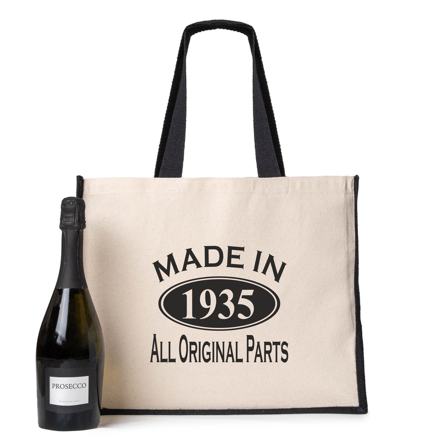 Made In 1935 Tote Bag 90th Birthday Gift Age 90 Ladies Canvas Shopper