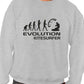 Evolution Of Kitesurfer Surfing Unisex Sweatshirt