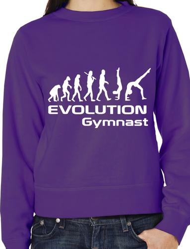 Evolution Of Gymnast Sport Sweatshirt