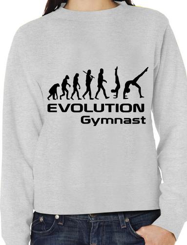 Evolution Of Gymnast Sport Sweatshirt