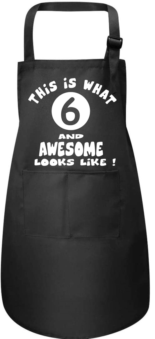 6th Birthday Gift Baking Cooking Crafting Apron