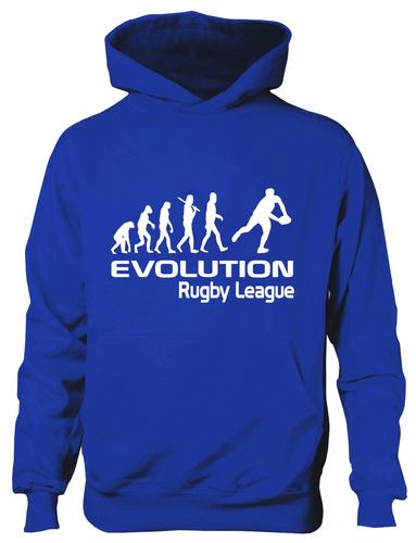 Evolution Of Rugby League Boys Hoodie