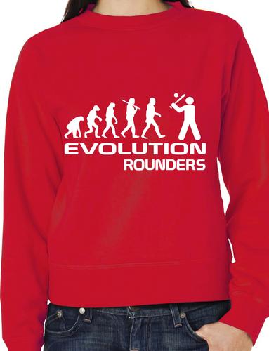 Evolution Of Rounders Sport Funny Adult Sweatshirt