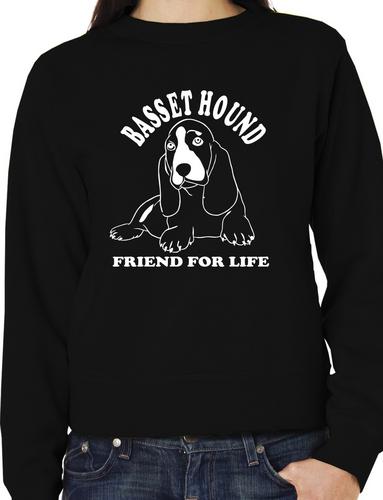 Basset Hound Friend For Life Sweatshirt