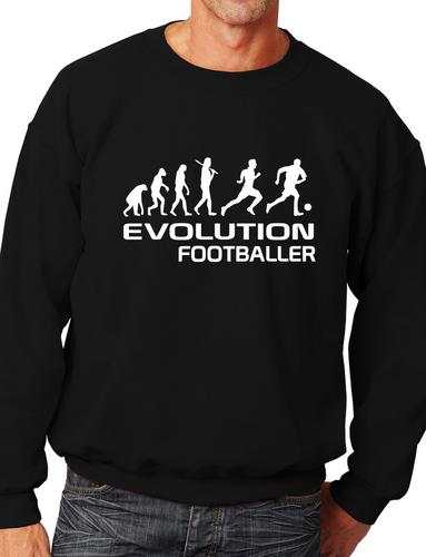 Evolution Of Footballer Unisex Sweatshirt