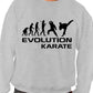 Evolution Of Karate Martial Arts Adult Sweatshirt