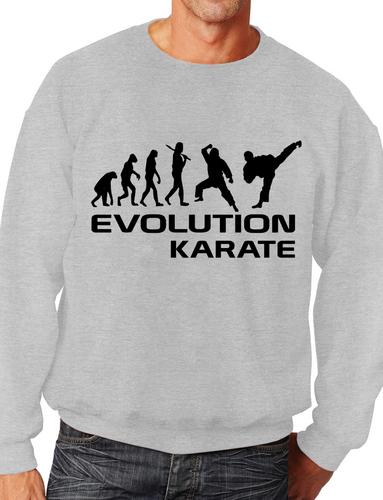 Evolution Of Karate Martial Arts Adult Sweatshirt