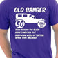 50th Fifty Mens Age 50 Birthday T-Shirt Old Banger