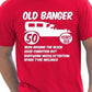 50th Fifty Mens Age 50 Birthday T-Shirt Old Banger