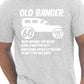 60th Sixty Mens Age 60 Birthday T-Shirt Old Banger