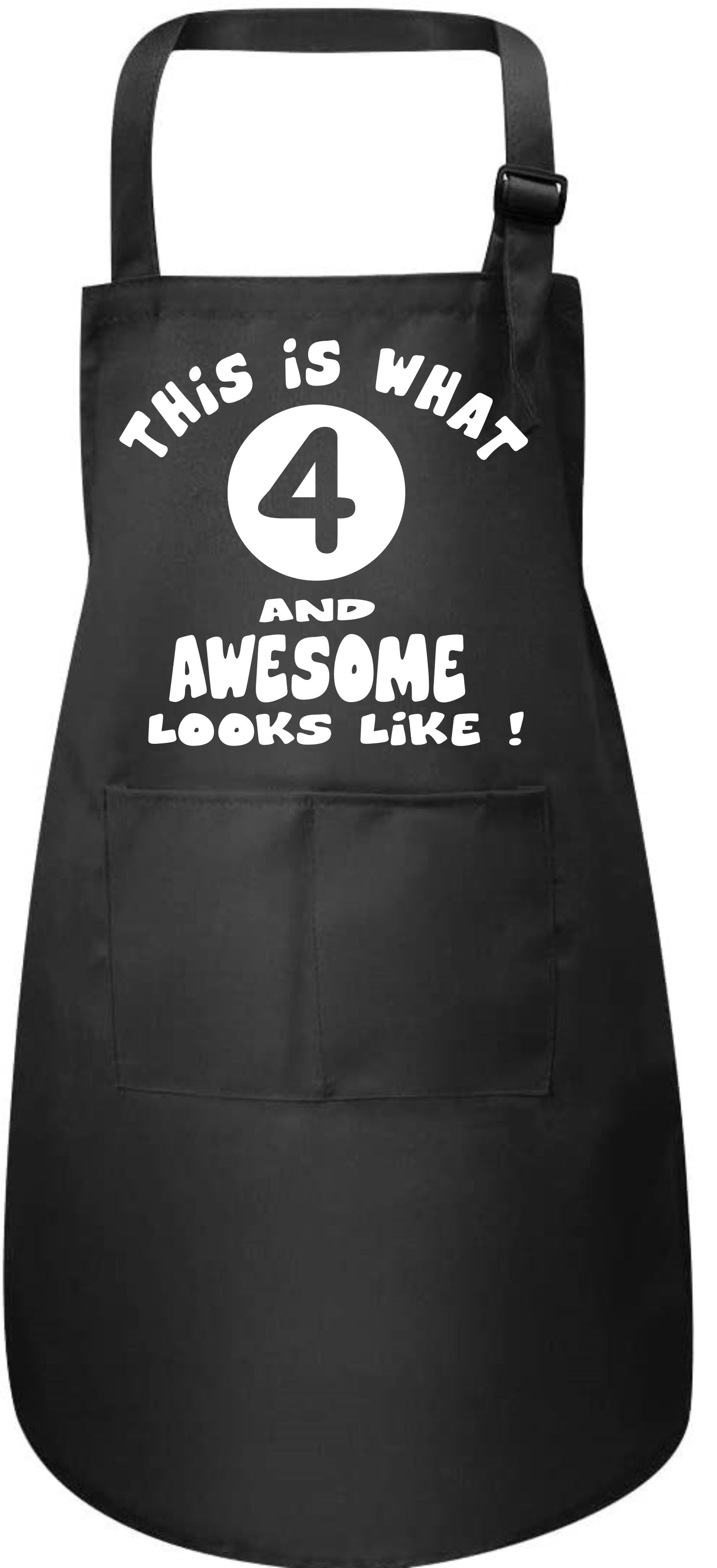 4th Birthday Gift Baking Cooking Crafting Apron