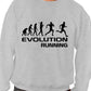 Evolution Of Running Runner Jogger Unisex Sweatshirt