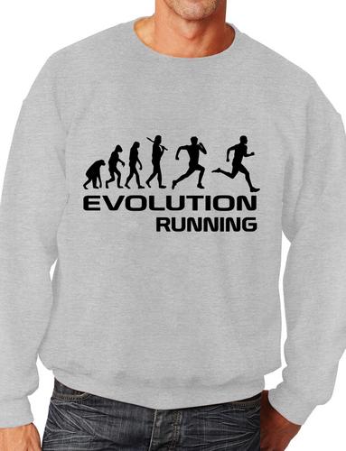 Evolution Of Running Runner Jogger Unisex Sweatshirt