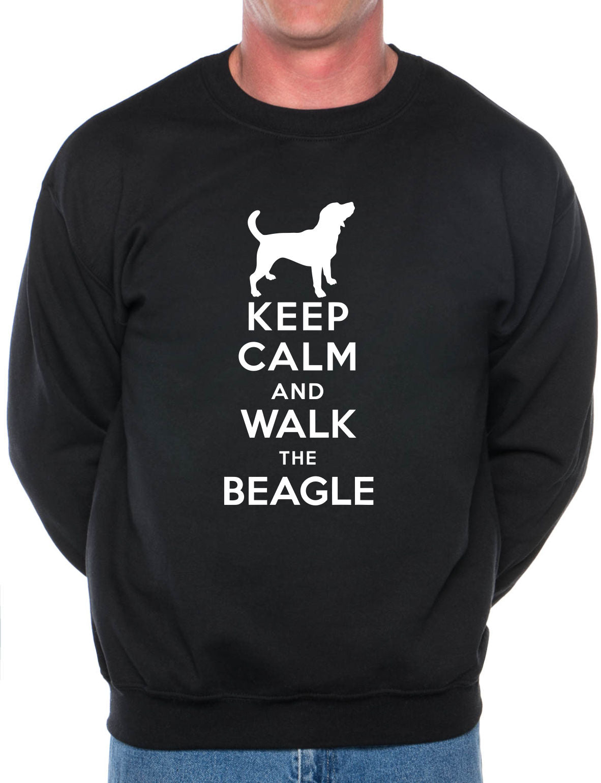 Keep Calm Walk The Beagle Sweatshirt