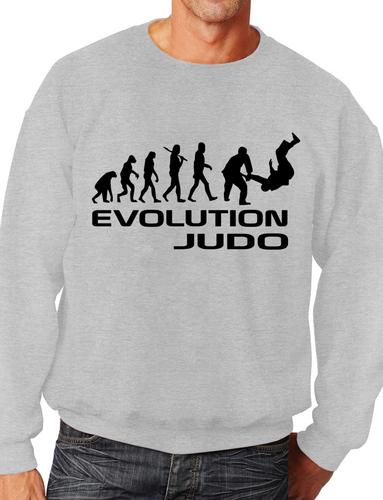 Evolution Of Judo Martial Arts Funny Adult Sweatshirt