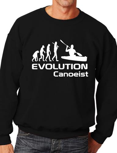 Evolution Of Canoesit Kayak Funny Sweatshirt