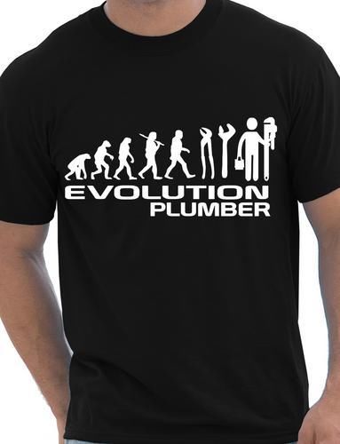 Evolution Of Plumber Plumbing T-Shirt