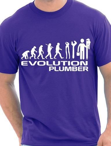 Evolution Of Plumber Plumbing T-Shirt