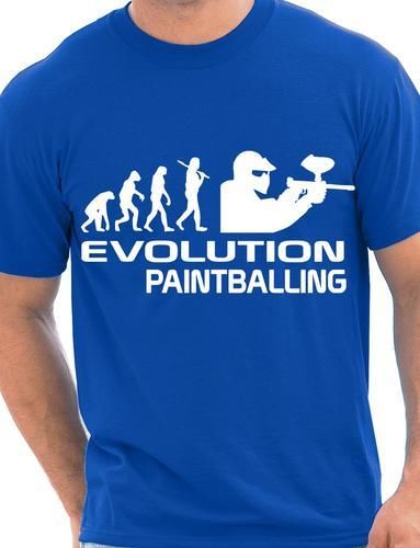 Evolution Of Paintballing T-Shirt