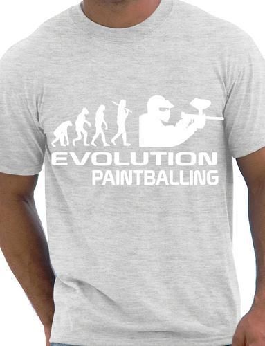 Evolution Of Paintballing T-Shirt