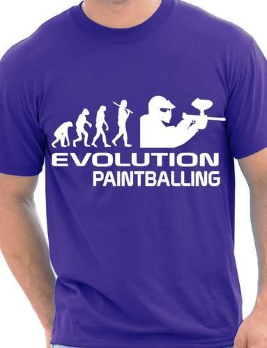 Evolution Of Paintballing T-Shirt