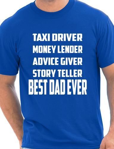 Best Dad Ever Fathers Day Mens Adult T-Shirt