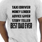 Best Dad Ever Fathers Day Mens Adult T-Shirt