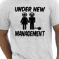 Under New Management Funny Stag Do T-Shirt